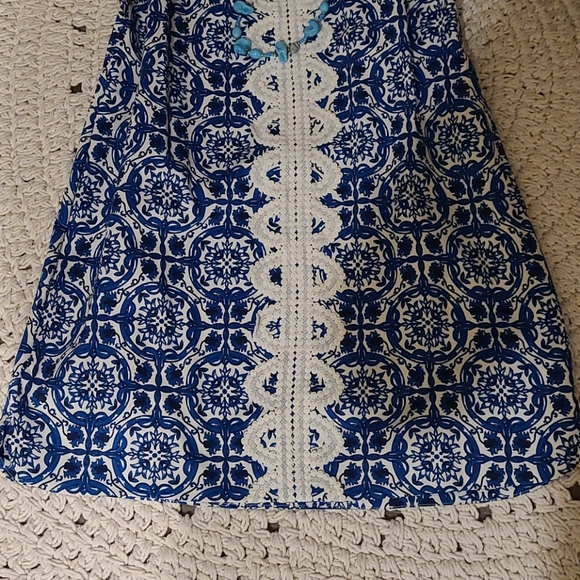 MUD PIE MULTI EMBROIDERED DRESS - Picture 14 of 16